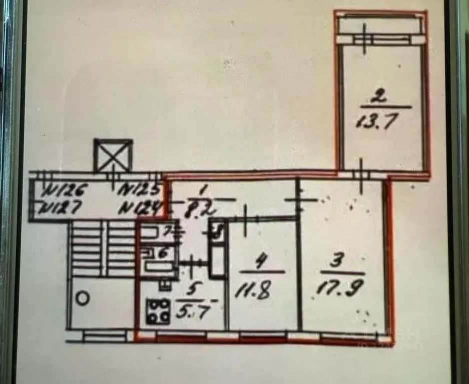 3-к кв. Санкт-Петербург Поэтический бул., 11К2 (60.8 м) - Фото 2