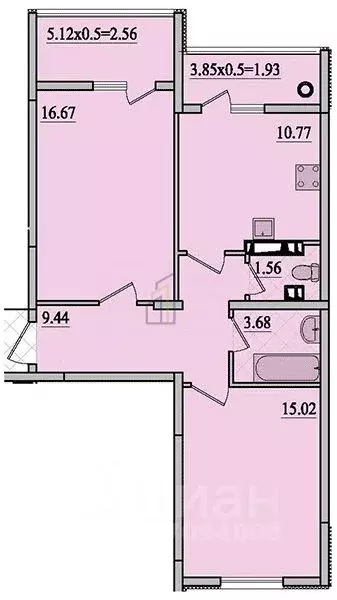 2-к кв. Крым, Евпатория ул. Чапаева, 28Л (61.6 м) - Фото 2