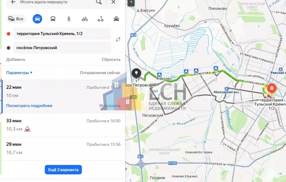 Участок в Тульская область, Тула городской округ, пос. Петровский  ... - Фото 2