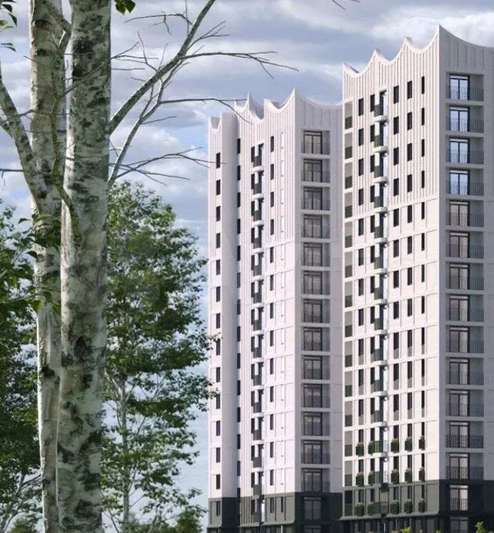 1-к. квартира, 41,6 м, 16/17 эт. - Фото 1