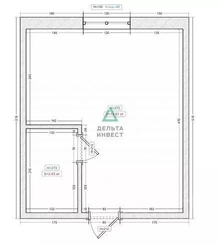 Комната Башкортостан, Уфа просп. Октября, 50 (18.1 м) - Фото 2