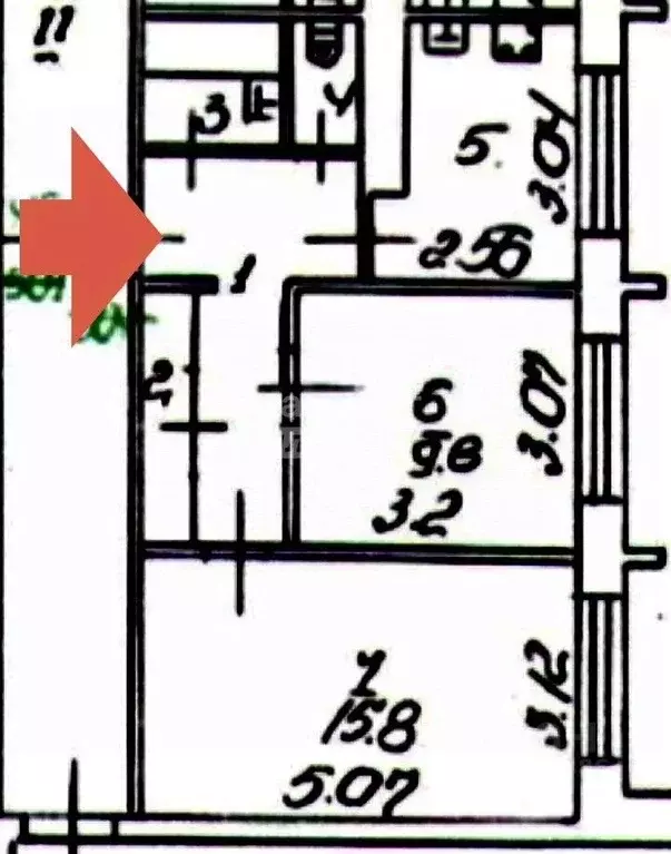 2-к кв. Ямало-Ненецкий АО, Ноябрьск просп. Мира, 80 (46.0 м) - Фото 1