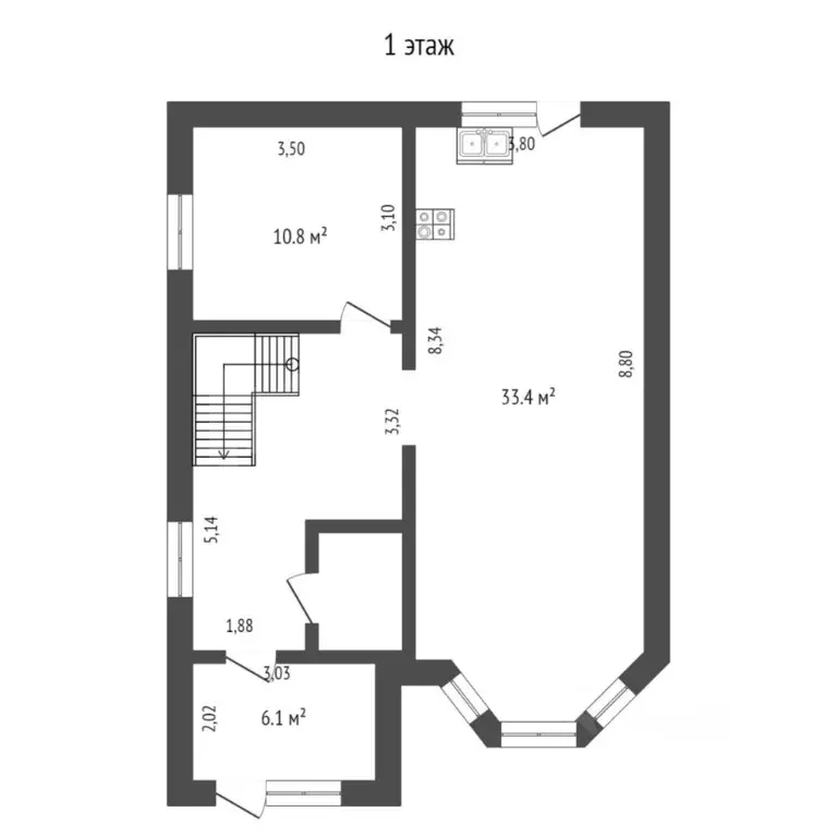 Коттедж в Тюменская область, Тюмень ул. Сезонная, 14Б (131 м) - Фото 1