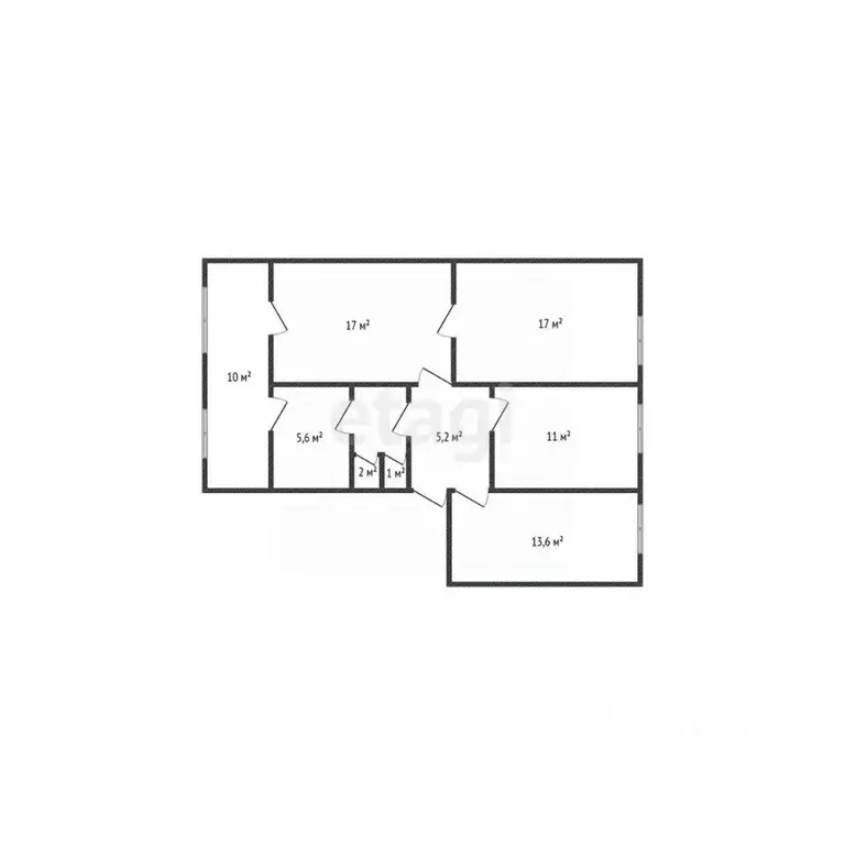 4-к кв. Дагестан, Махачкала ул. Хизроева, 2 (84.4 м) - Фото 1