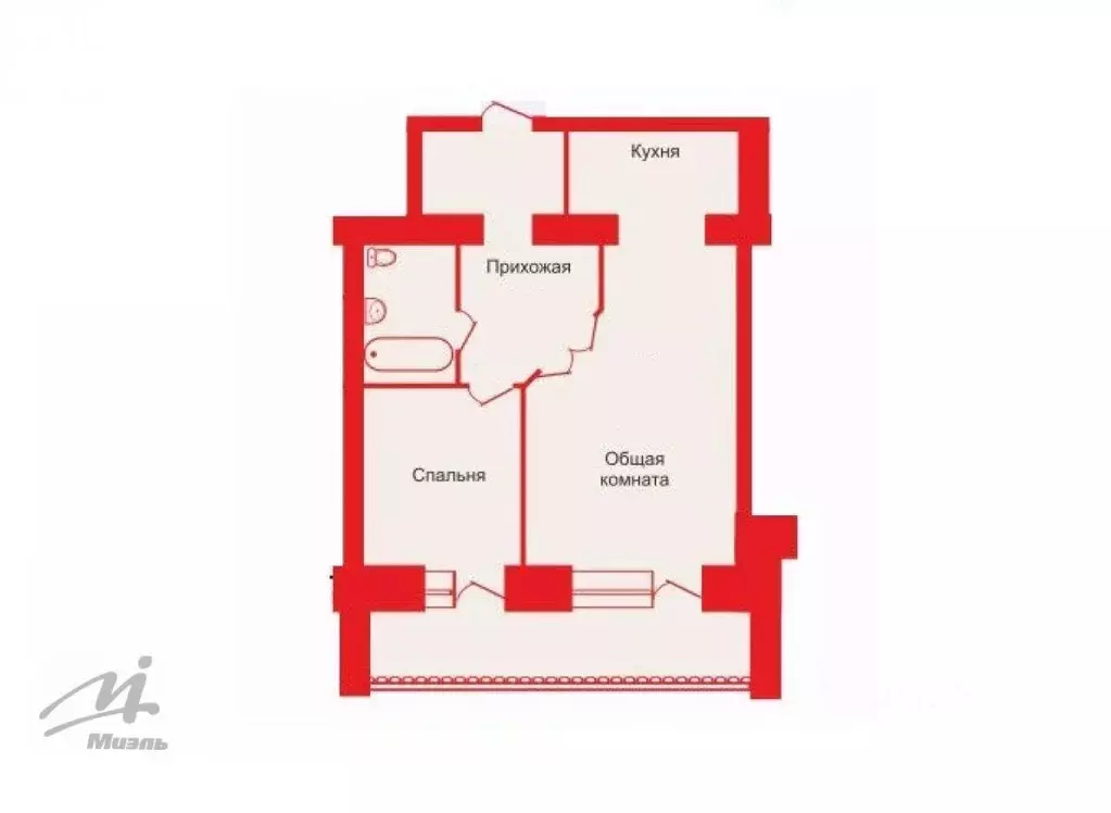 2-к кв. Алтайский край, Барнаул Власихинская ул., 81 (54.8 м) - Фото 1