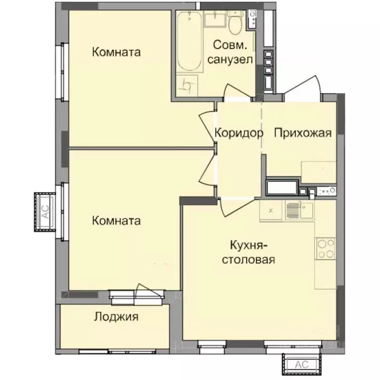 2-к кв. Удмуртия, Ижевск Северо-Западный жилрайон, 4-й мкр, Истории ... - Фото 0