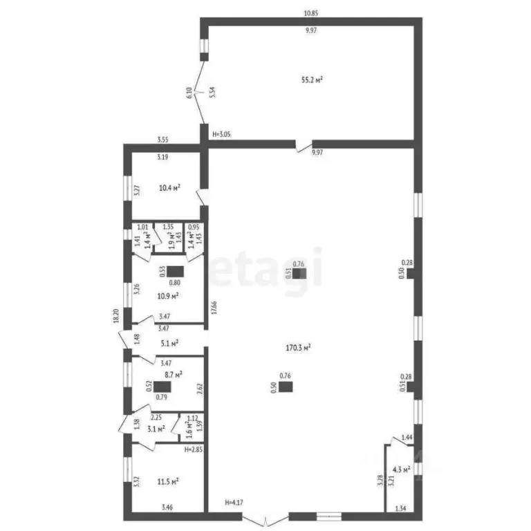 Склад в Саратовская область, Балашов Нефтяная ул., 44Б (355 м) - Фото 1