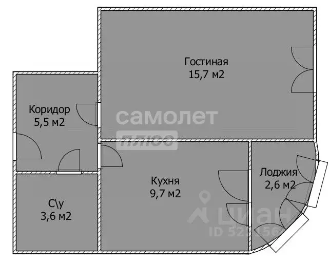 1-к кв. башкортостан, стерлитамак ул. артема, 151б (34.5 м) - Фото 1