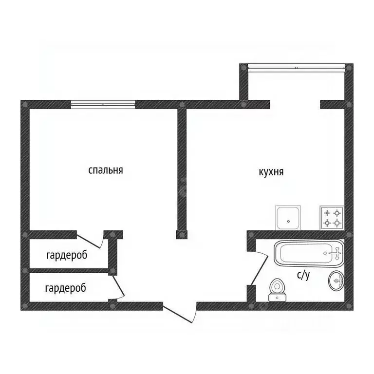 1-к кв. Башкортостан, Уфа ул. Степана Кувыкина, 16/1 (38.8 м) - Фото 1