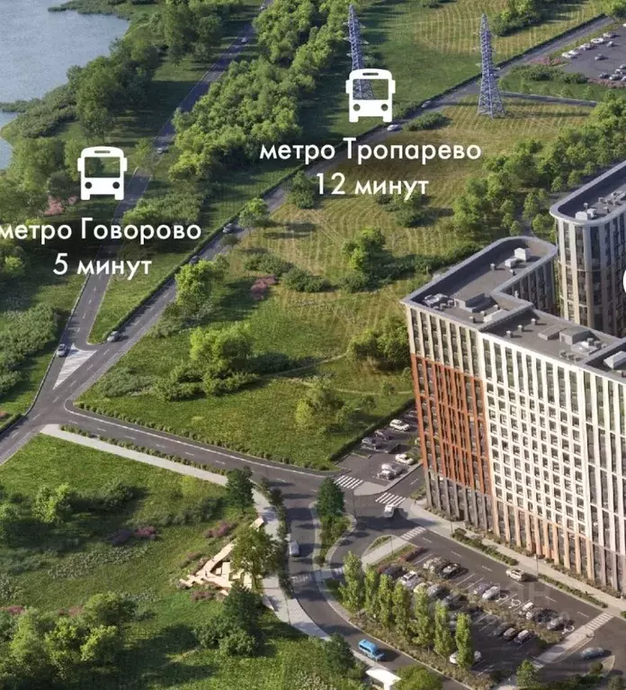 2-к кв. Москва № 3 кв-л, 6к1 (57.0 м) - Фото 2