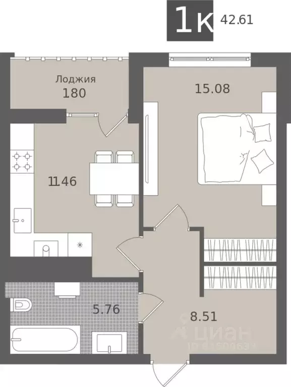 1-к кв. Калининградская область, Светлогорск Лесная Сказка жилой ... - Фото 0