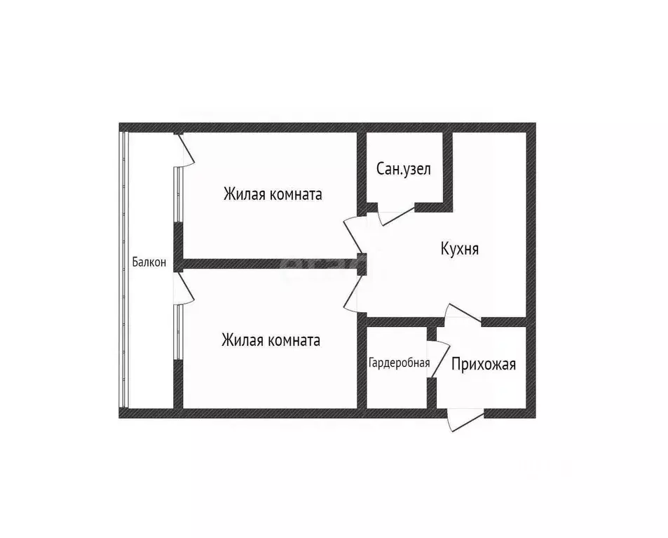 2-к кв. Краснодарский край, Краснодар ул. Им. Сорока А.М., 2 (47.7 м) - Фото 0