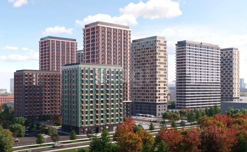 2-к кв. Московская область, Красногорск Квартал Строгино жилой ... - Фото 2