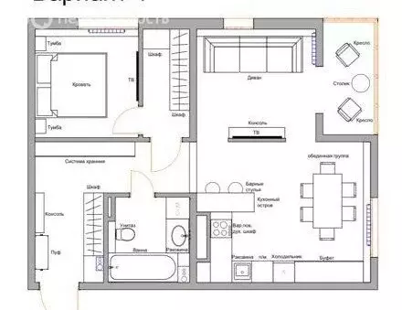 2-комнатная квартира: Иркутск, улица Юрия Левитанского, 16/1 (57.9 м) - Фото 1