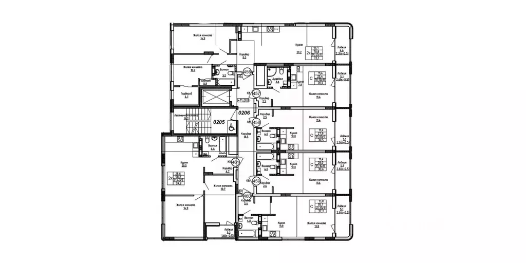 2-к кв. Калининградская область, Калининград Теодор Кроне жилой ... - Фото 2