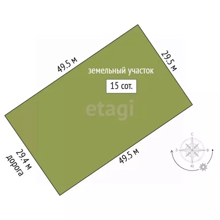 Участок в Тамбовская область, Тамбов городской округ, с. ... - Фото 2