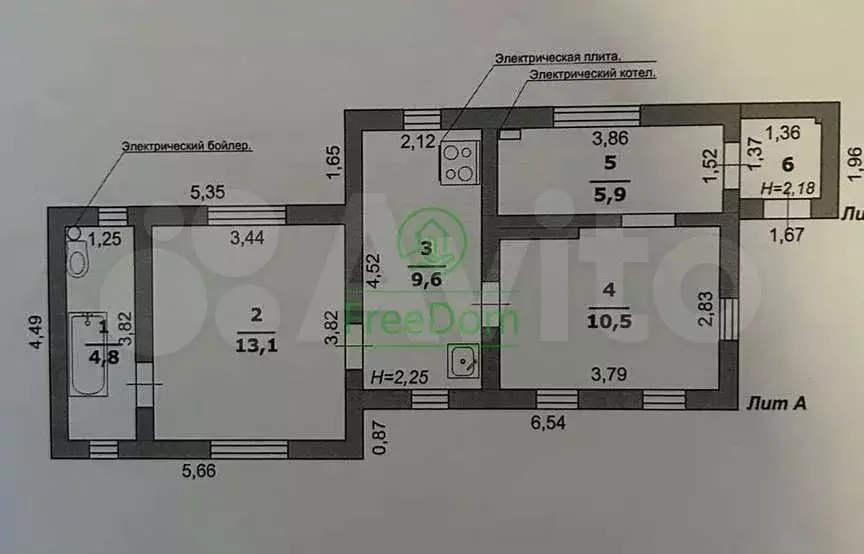 Дом 44 м на участке 13,3 сот. - Фото 0