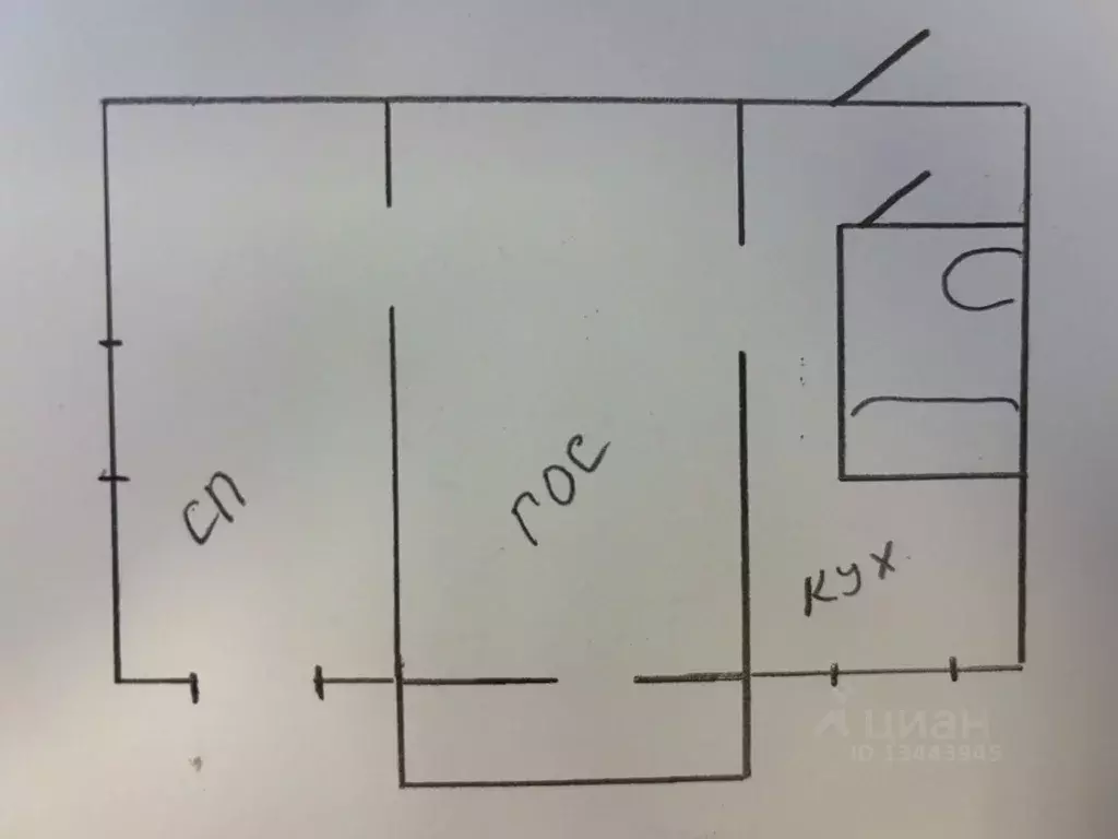 2-к кв. Тамбовская область, Тамбов Мичуринская ул., 42 (41.0 м) - Фото 2