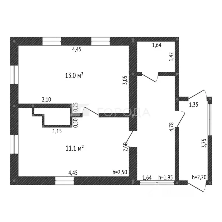 Дом в Кемеровская область, Калтан ул. Жданова, 42 (24 м) - Фото 2