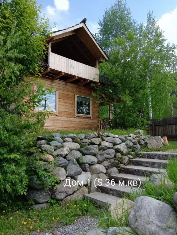 Дом в Алтай, Майминский район, Соузгинское с/пос, пос. Черемшанка ул. ... - Фото 1