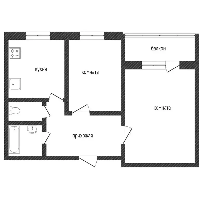 Комната, 15 м - Фото 1