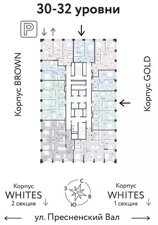 5-к кв. Москва ул. Пресненский Вал, 27С6 (118.49 м) - Фото 1