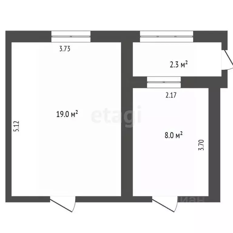 2-к кв. Крым, Ялта муниципальный округ, Гаспра пгт пер. Парусный, 7 ... - Фото 2
