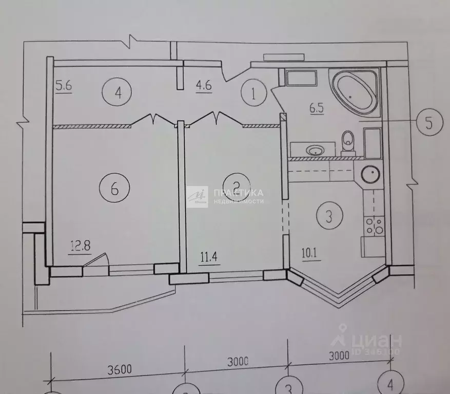 2-к кв. Москва ул. Ивана Сусанина, 6К2 (51.0 м) - Фото 2