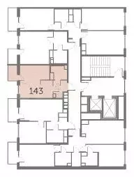 Квартира-студия, 26,8 м, 3/10 эт. - Фото 1