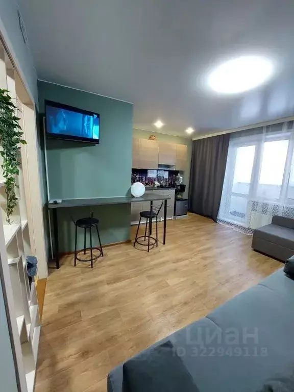 Студия Курганская область, Курган Солнечный бул., 16А (25.0 м) - Фото 1