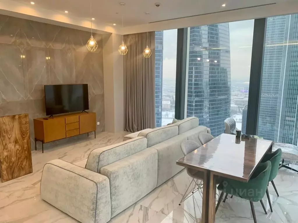 1-к кв. Москва 1-й Красногвардейский проезд, 22с2 (77.3 м) - Фото 1