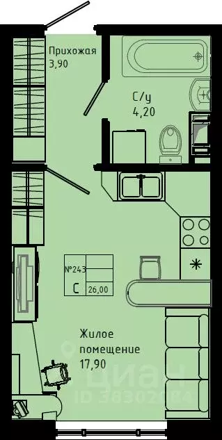 Студия Ленинградская область, Коммунар г. Гатчинский муниципальный ... - Фото 1