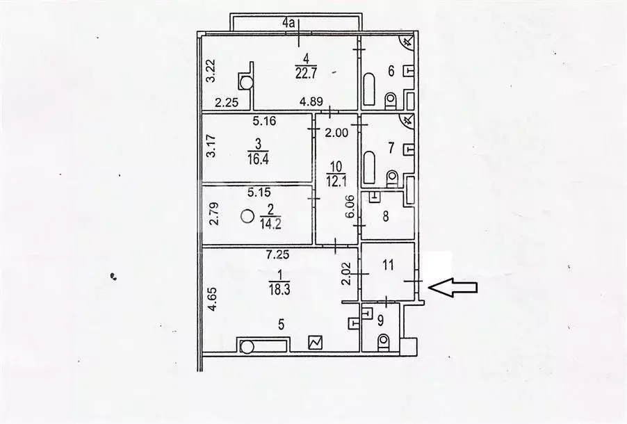 4-к кв. Москва Большая Грузинская ул., 69 (133.2 м) - Фото 2