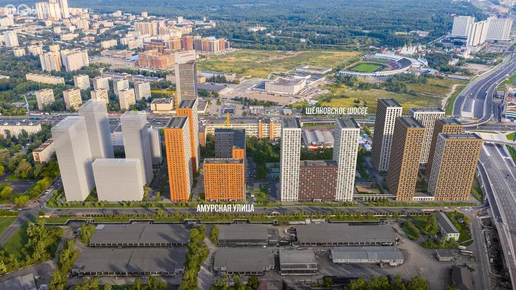 Квартира-студия: Москва, ЖК Амурский Парк, 1.5 (19.8 м) - Фото 1