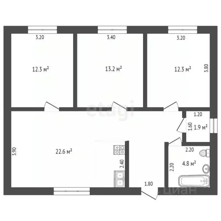 Дом в Тюменская область, Тюмень Раздолье садовое товарищество, ул. 1-я ... - Фото 2