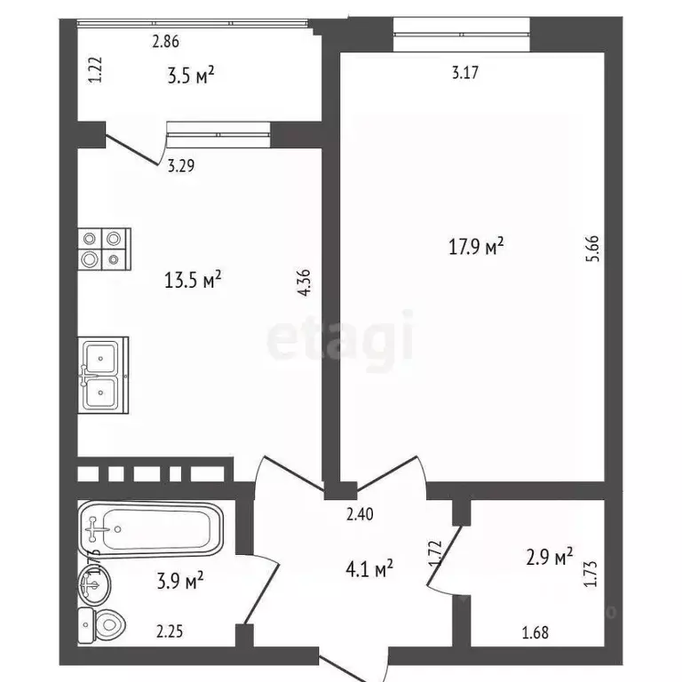 1-к кв. Крым, Ялта муниципальный округ, Восход пгт ул. Авроры, 77 ... - Фото 2