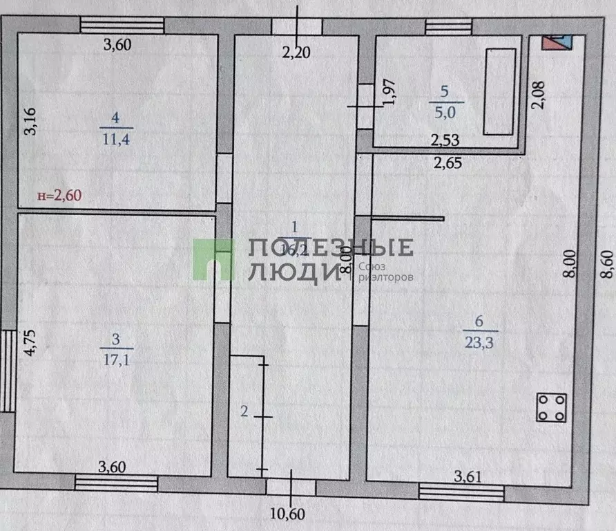 Дом в Курганская область, Кетовский муниципальный округ, с. Введенское ... - Фото 2