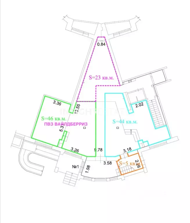 Помещение свободного назначения в Московская область, Мытищи Поселок ... - Фото 2