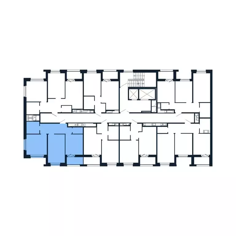 2-комнатная квартира: Новоселье, Центральная улица, 30к2 (49.9 м) - Фото 2