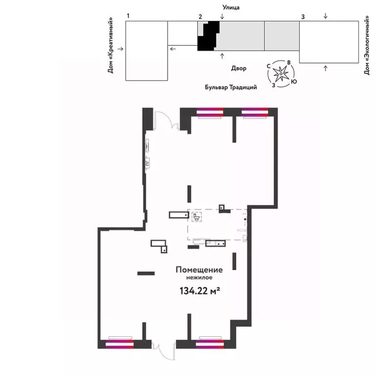 Торговая площадь в Тюменская область, Тюмень ул. Андрея Кореневского, ... - Фото 1