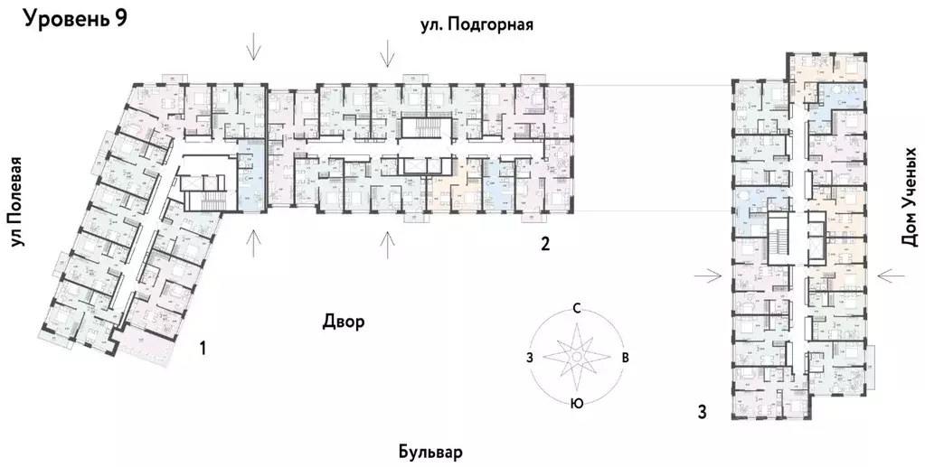 2-к кв. Тюменская область, Тюмень Подгорная ул., 73 (51.75 м) - Фото 1