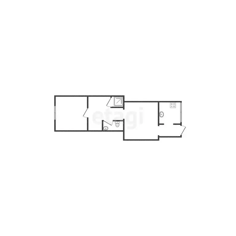 2-комнатная квартира: Белгород, улица Гагарина, 29 (47 м) - Фото 0