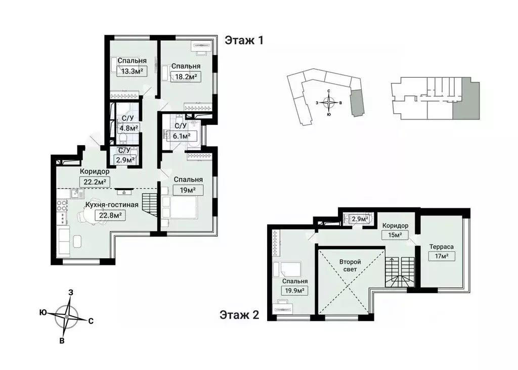 5-к кв. Москва ул. Василия Ланового, 3 (152.1 м) - Фото 2