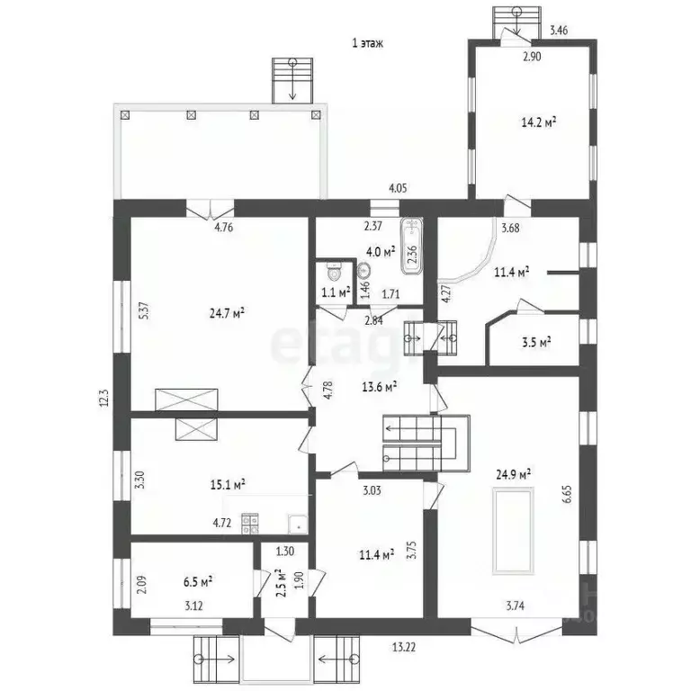 Дом в Крым, Феодосия муниципальный округ, с. Солнечное ул. Дорожная ... - Фото 2