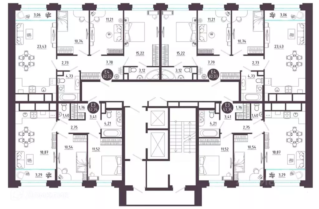 2-к кв. Рязанская область, Рязань Московское ш. (57.75 м) - Фото 2