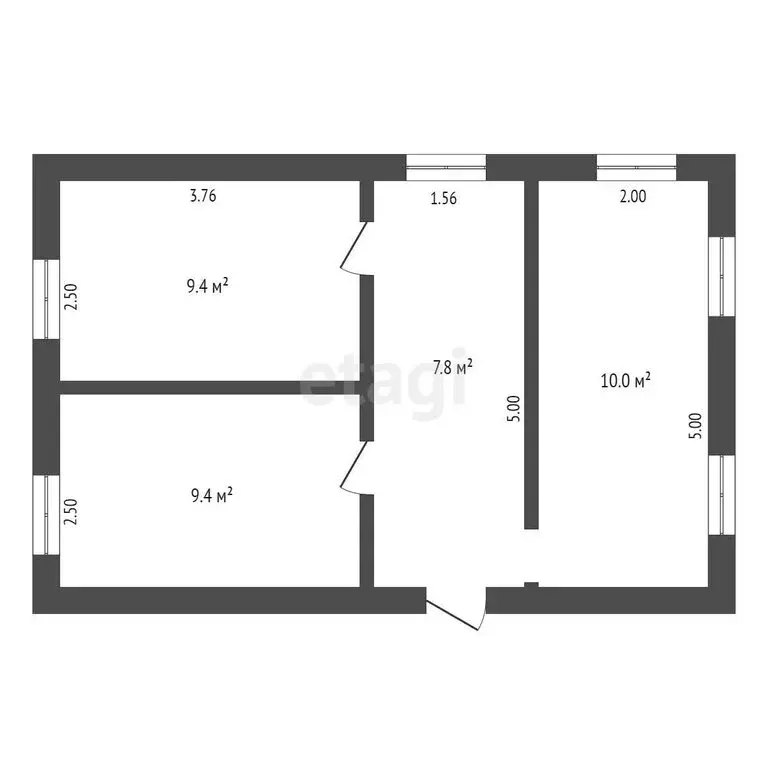 Дом в Орджоникидзе, Лесная улица, 16А (39.7 м) - Фото 2