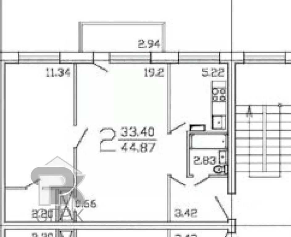 2-к кв. Московская область, Видное Советская ул., 10 (44.9 м) - Фото 2