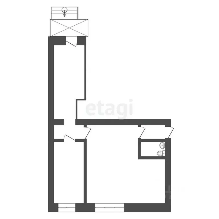 Офис в Бурятия, Улан-Удэ ул. Терешковой, 38 (53 м) - Фото 2