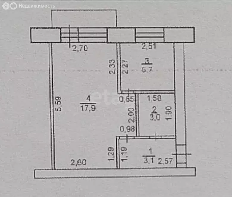 Квартира-студия: Оренбург, проспект Братьев Коростелёвых, 34 (29.7 м) - Фото 1