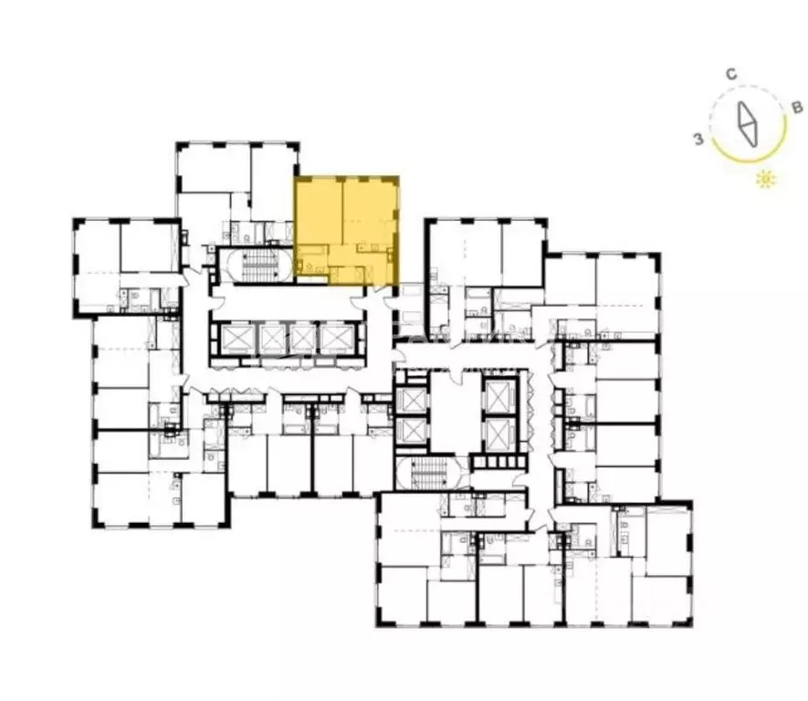 2-комнатная квартира: Москва, улица Генерала Глаголева, 14Ак1 (56 м) - Фото 1